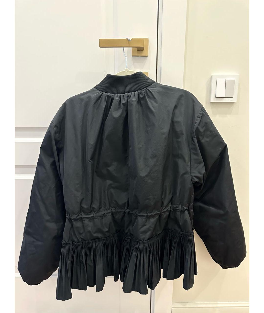 MONCLER Черная полиэстеровая куртка, фото 7