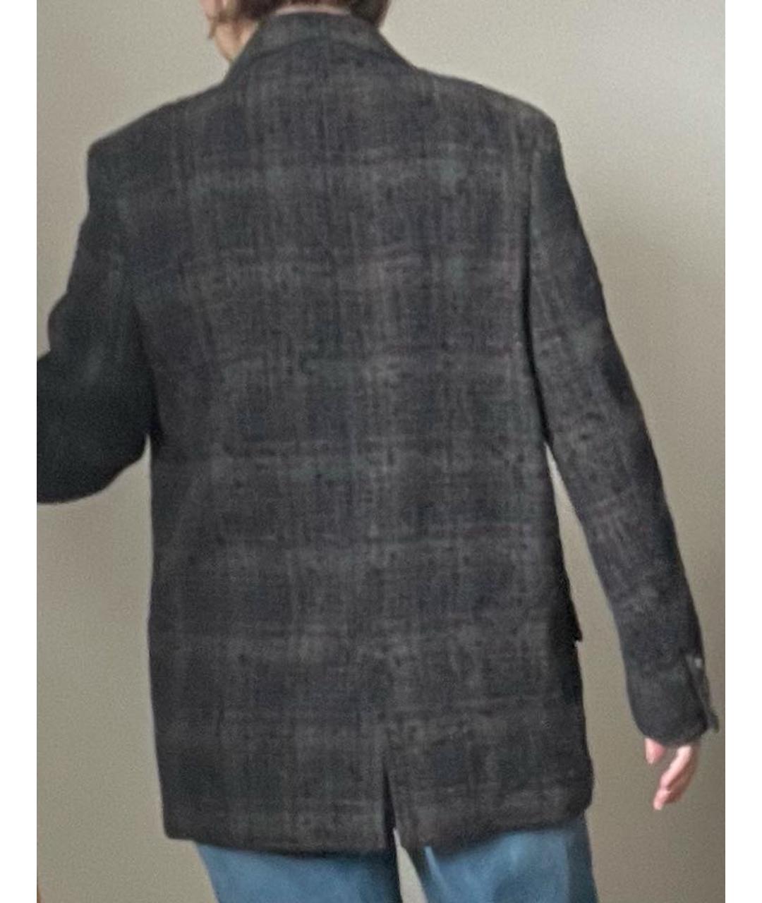 ISABEL MARANT ETOILE Антрацитовый шерстяной жакет/пиджак, фото 4