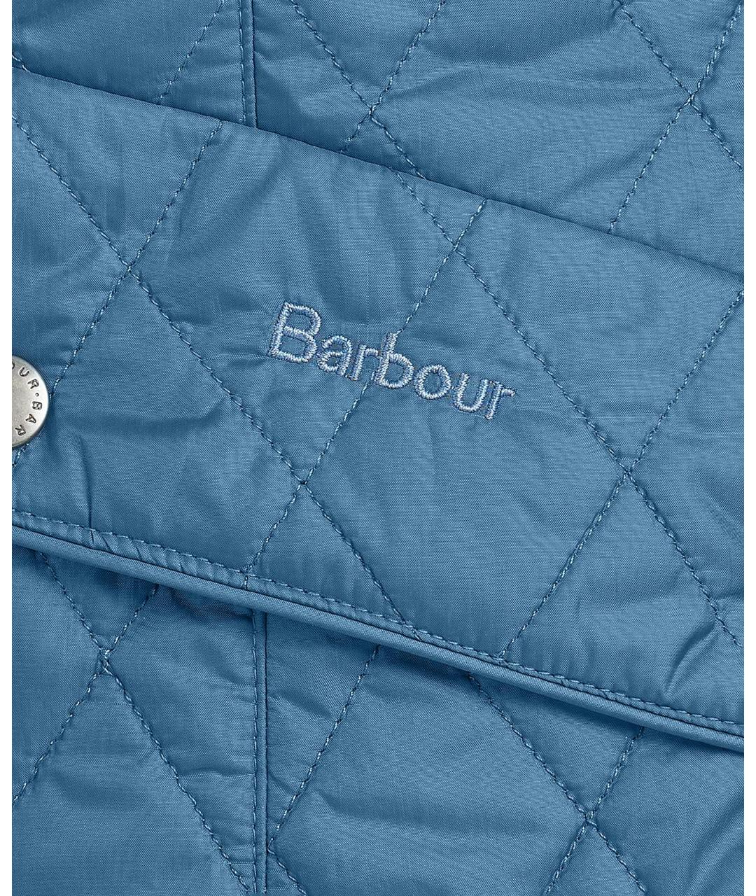 BARBOUR Голубая полиамидовая куртка, фото 4