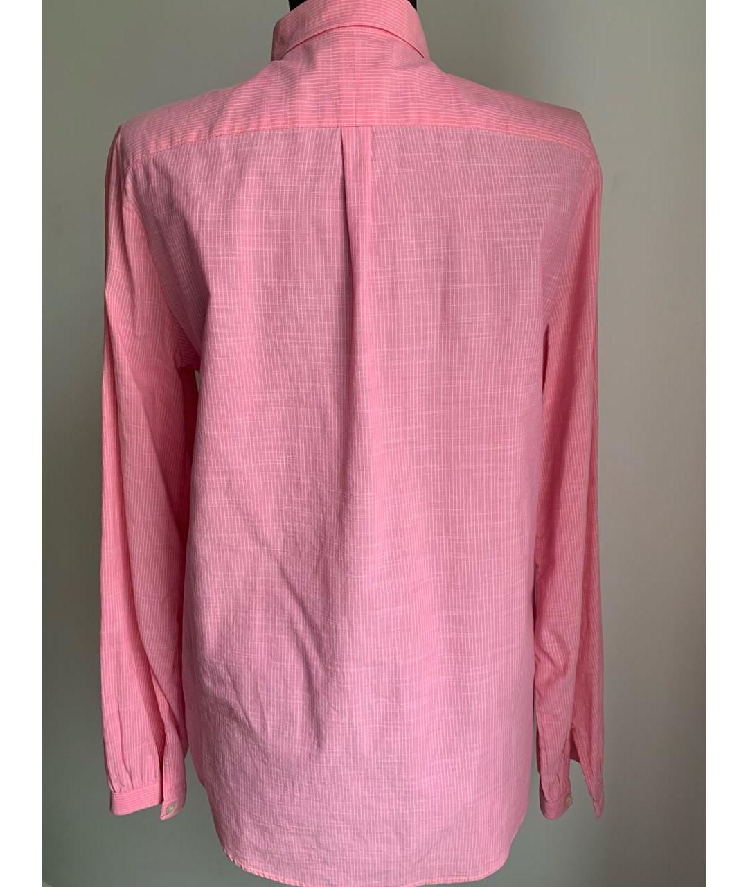 BURBERRY BRIT Розовая хлопковая рубашка, фото 2