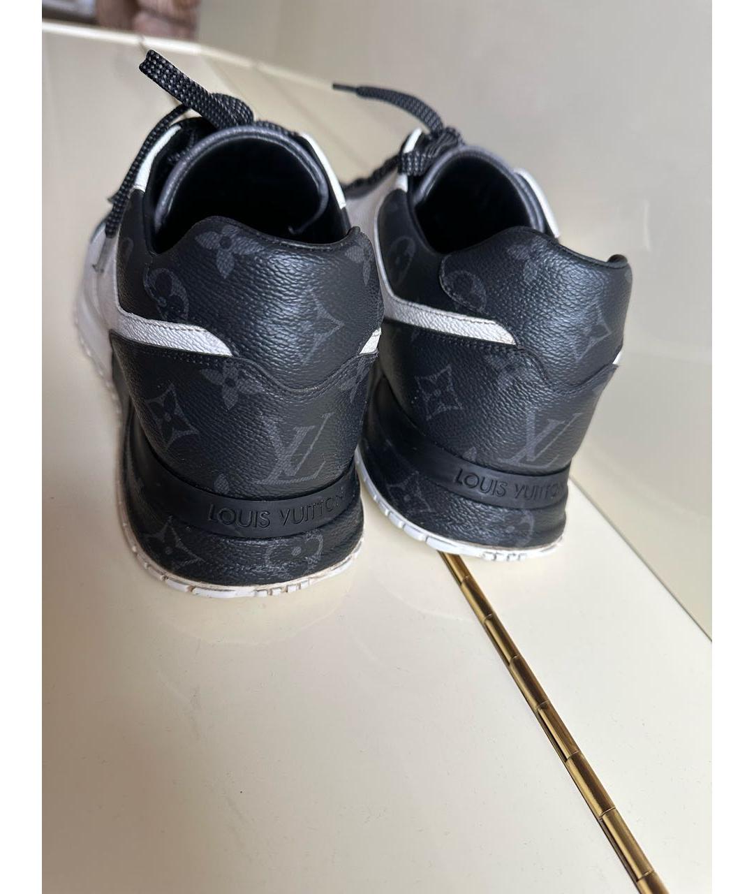 LOUIS VUITTON PRE-OWNED Серые низкие кроссовки / кеды, фото 4