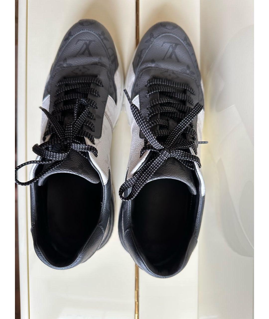 LOUIS VUITTON PRE-OWNED Серые низкие кроссовки / кеды, фото 3