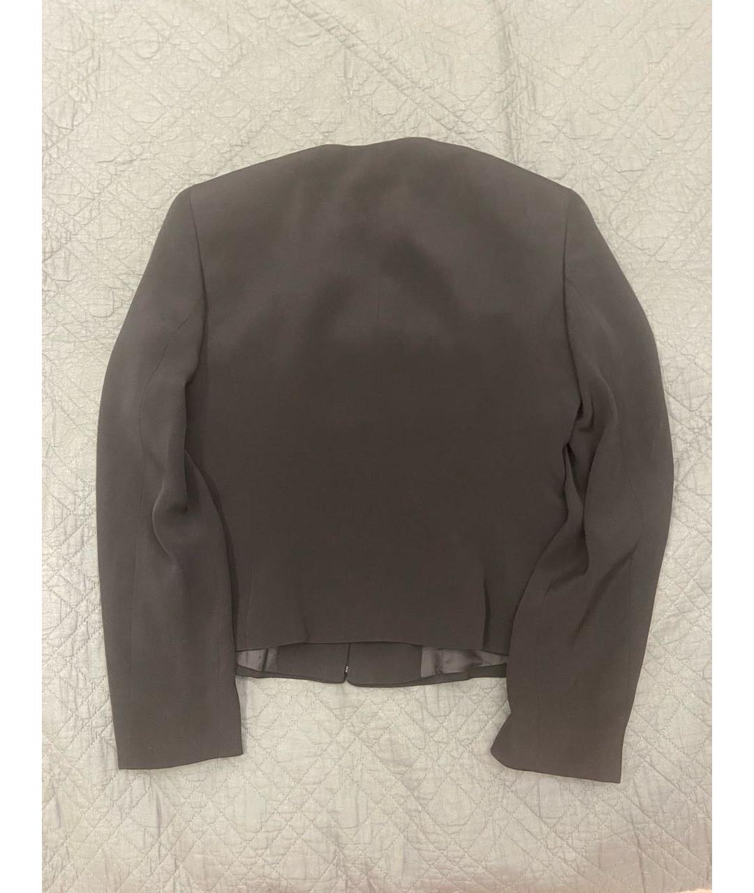 ESCADA Черный шелковый жакет/пиджак, фото 3