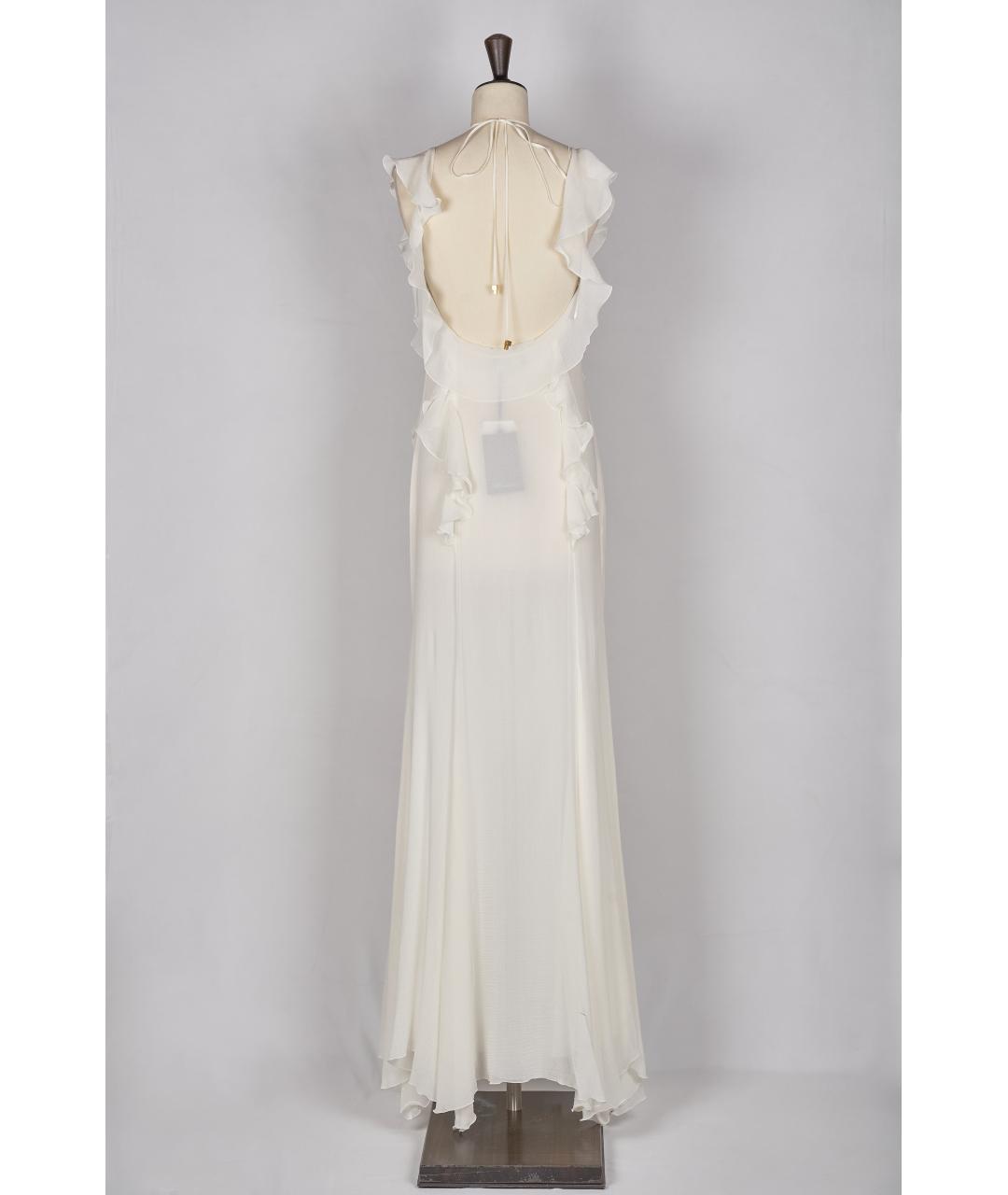 BLUMARINE Белое хлопковое платье, фото 2