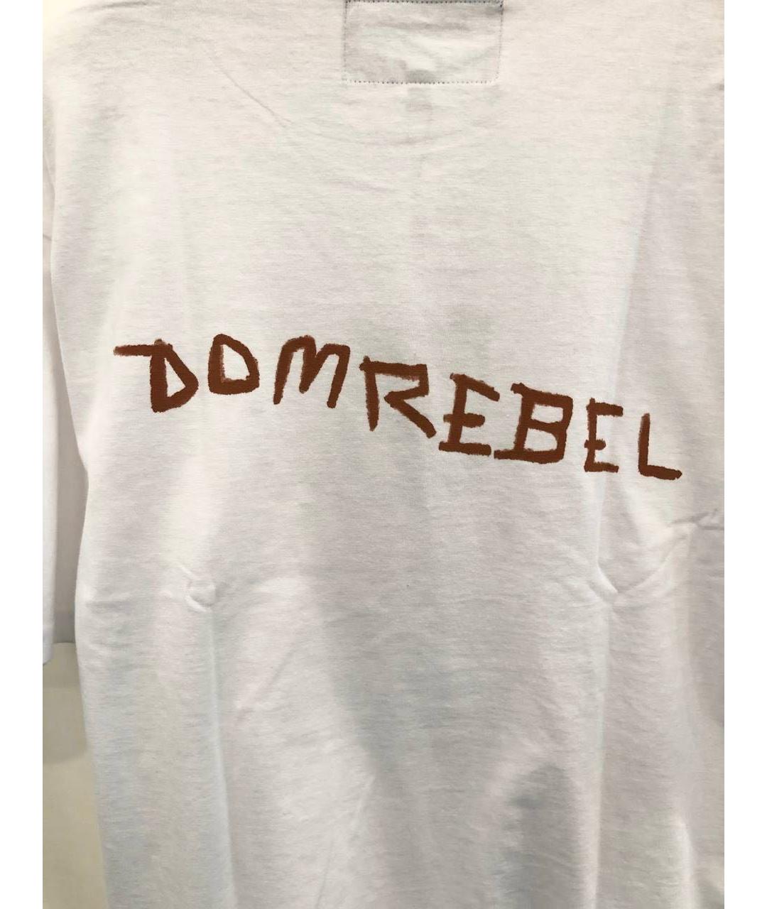 DOMREBEL Белая хлопковая футболка, фото 6