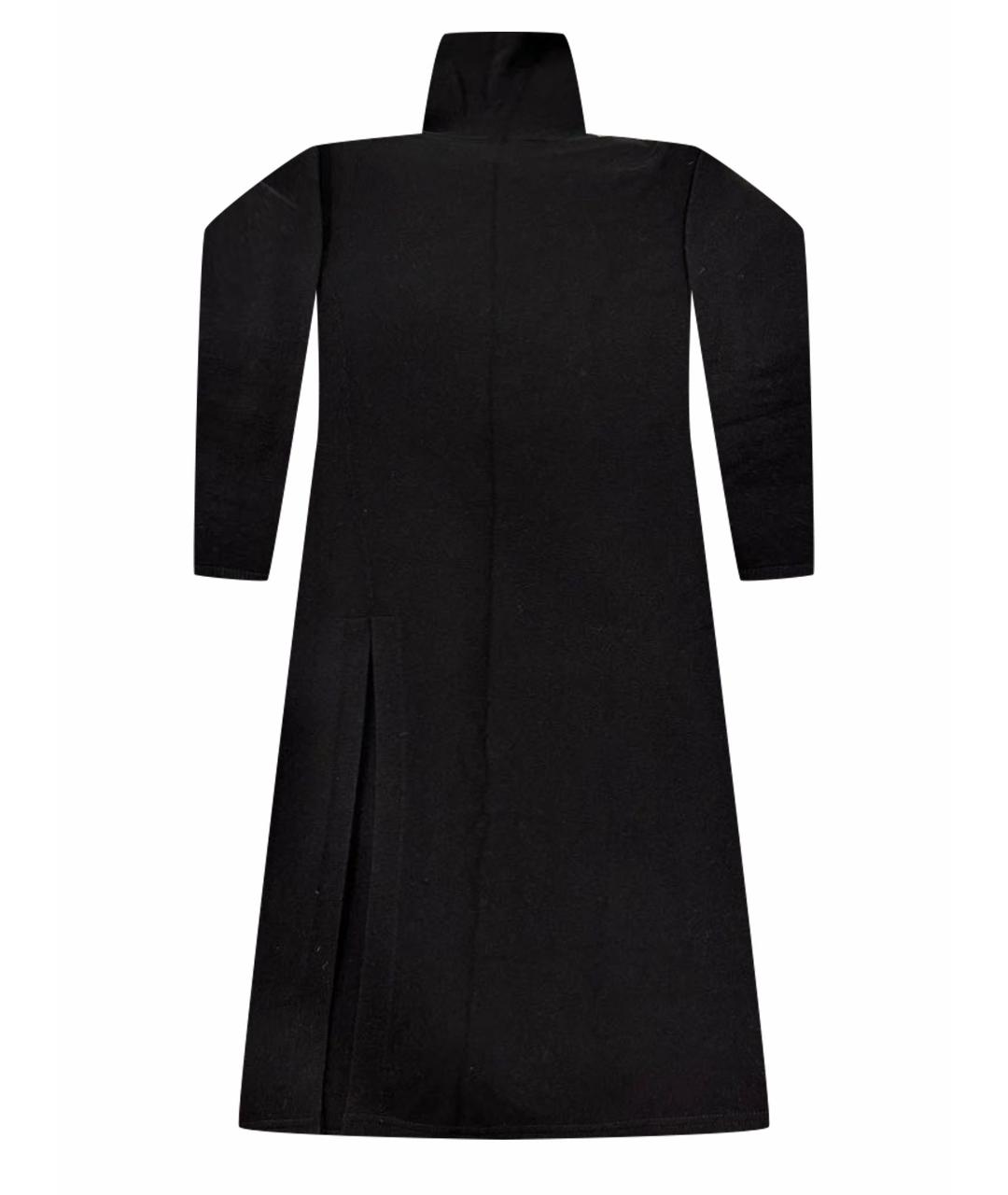 SAINT LAURENT Черное кашемировое повседневное платье, фото 1