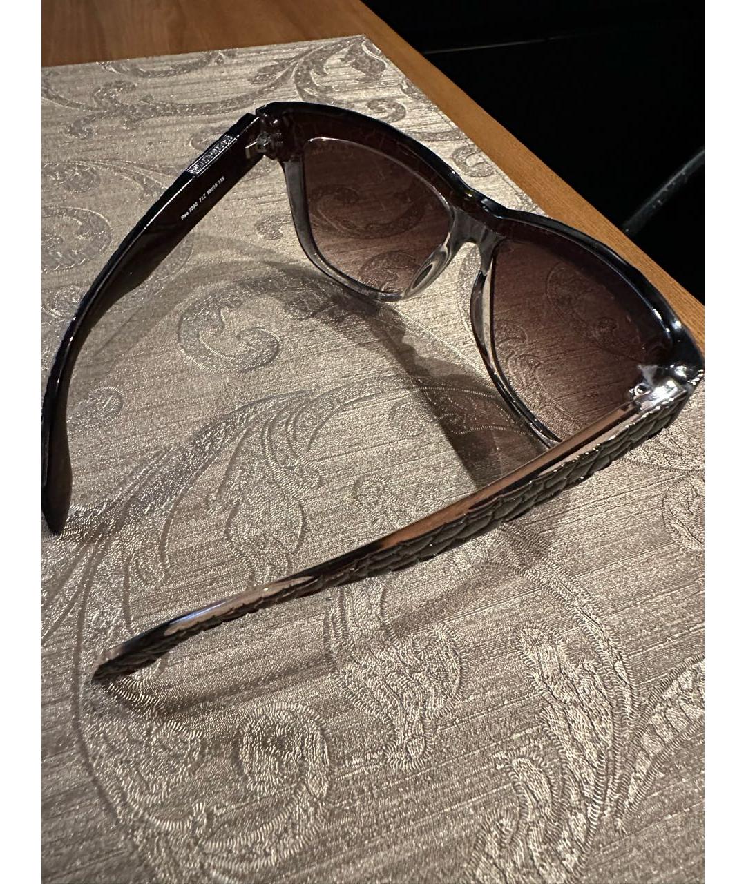 ROBERTO CAVALLI Фиолетовые пластиковые солнцезащитные очки, фото 4