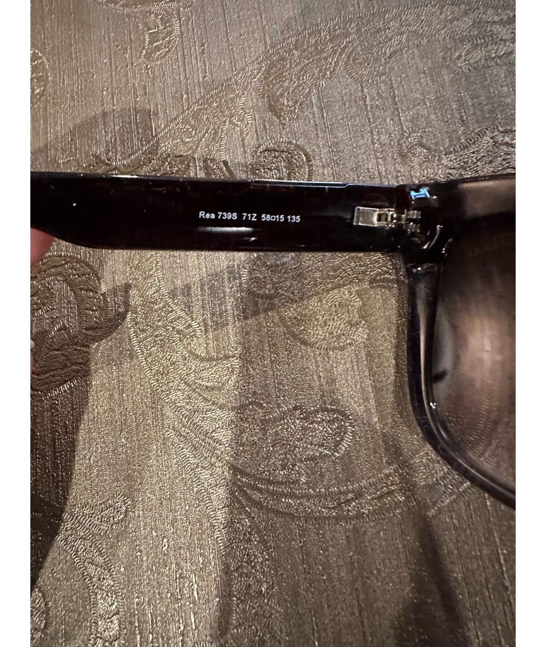 ROBERTO CAVALLI Фиолетовые пластиковые солнцезащитные очки, фото 6
