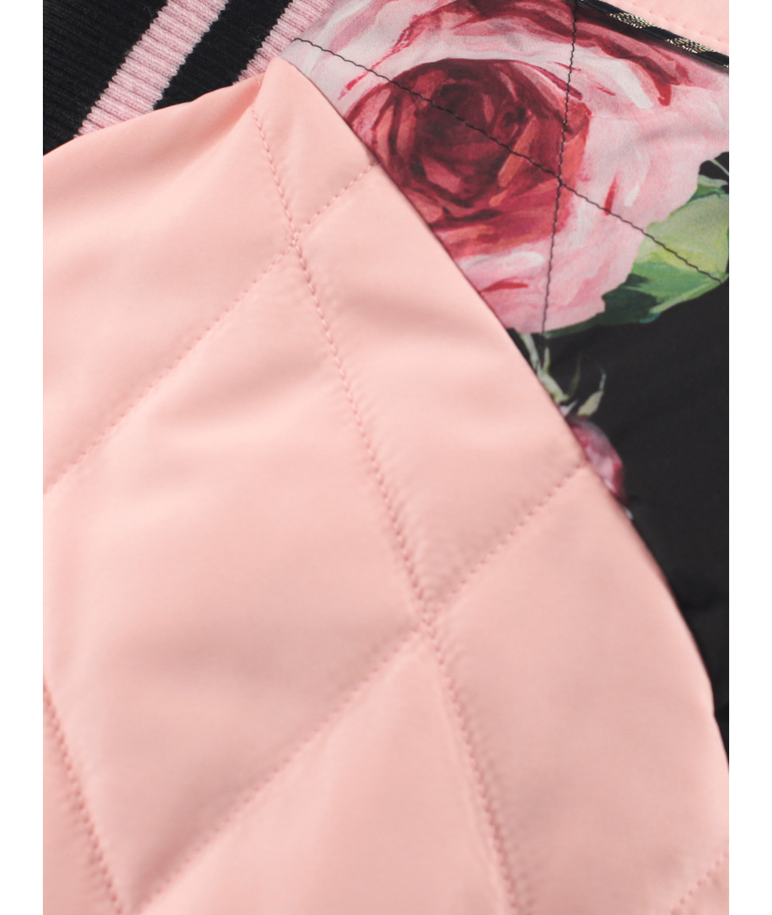 DOLCE&GABBANA Розовая полиэстеровая куртка, фото 4