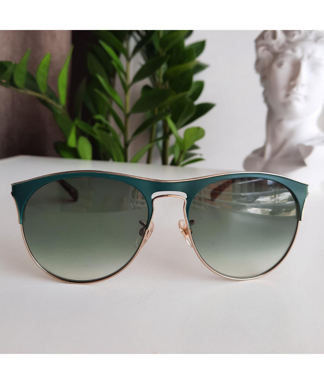 GIVENCHY Зеленые металлические солнцезащитные очки, фото 6