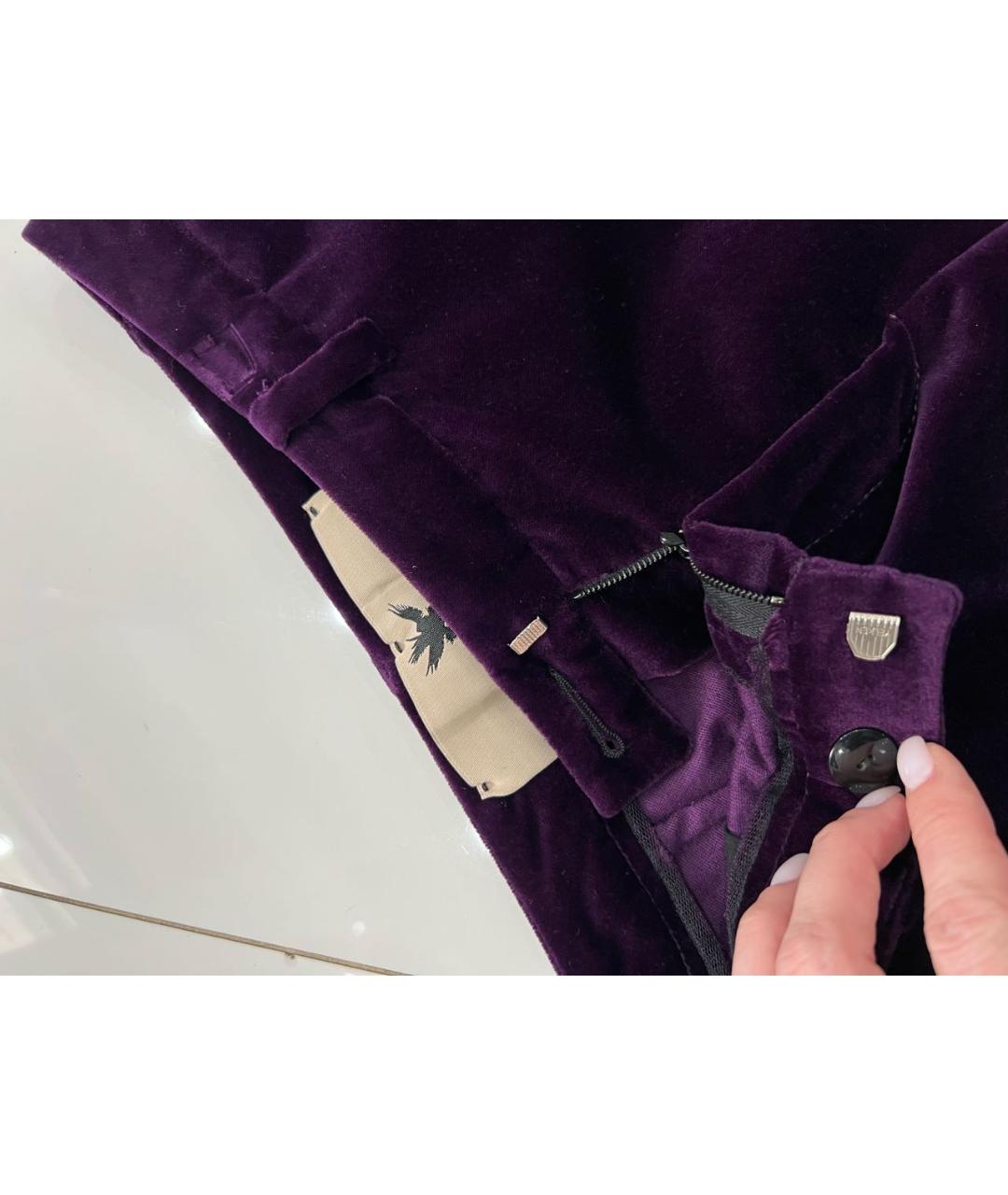 BOHEMIQUE Фиолетовый вискозный костюм с брюками, фото 3