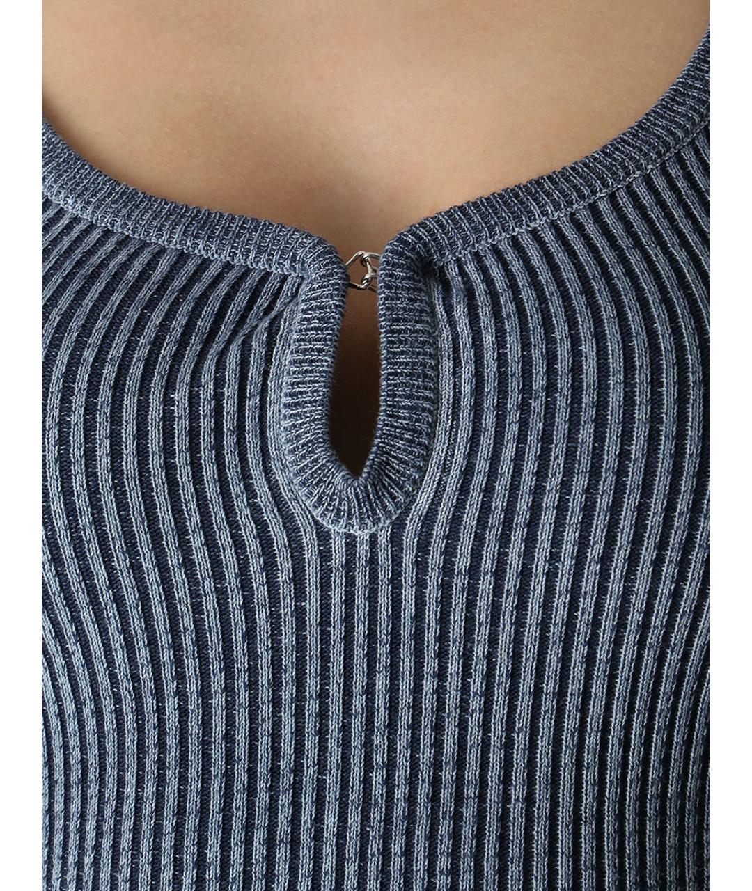 DIESEL Синий джемпер / свитер, фото 5