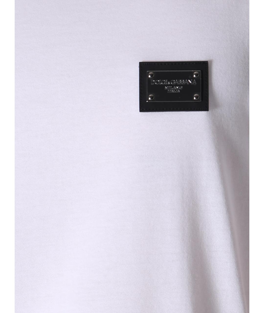 DOLCE&GABBANA Белая футболка, фото 5