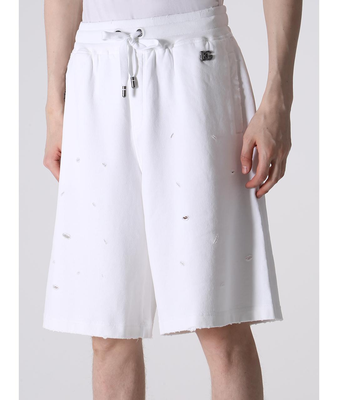 DOLCE&GABBANA Белые шорты, фото 4
