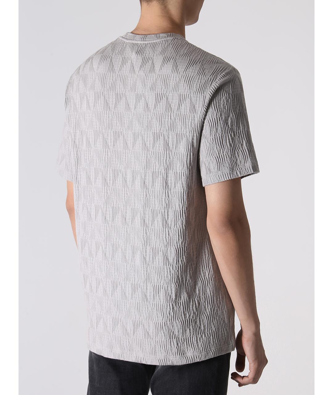 GIORGIO ARMANI Серая футболка, фото 3