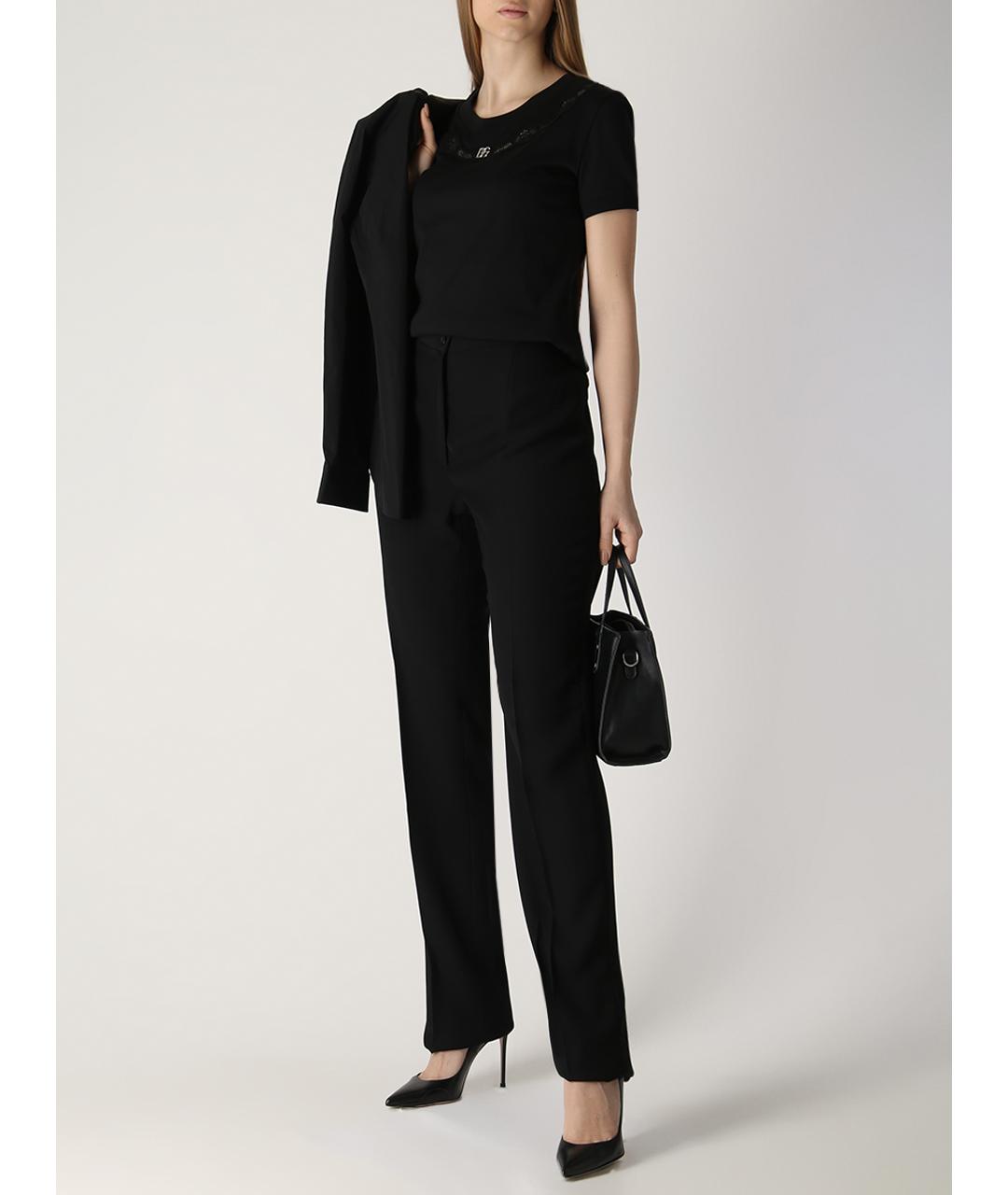 DOLCE&GABBANA Черная футболка, фото 2