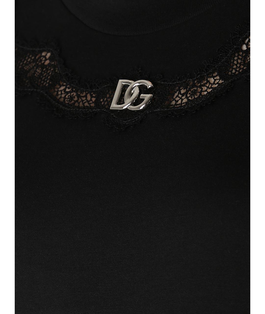 DOLCE&GABBANA Черная футболка, фото 5