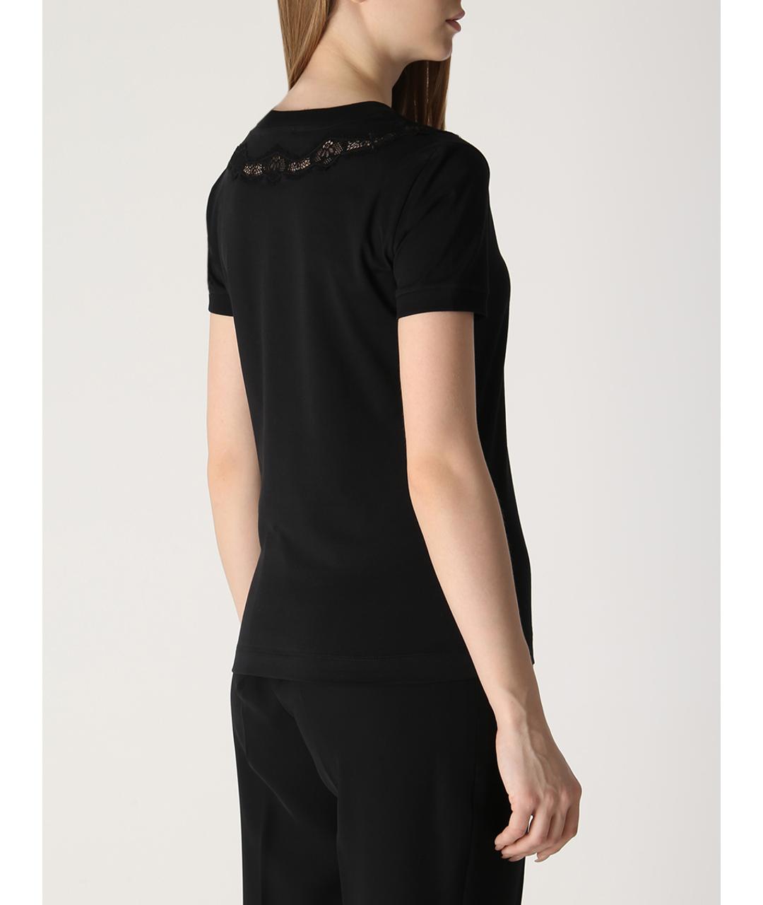 DOLCE&GABBANA Черная футболка, фото 3