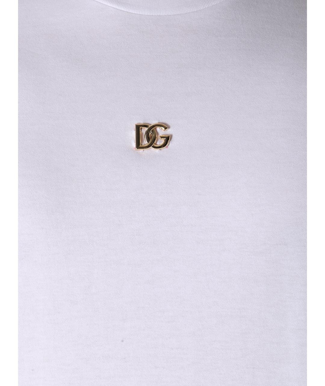 DOLCE&GABBANA Белая футболка, фото 5