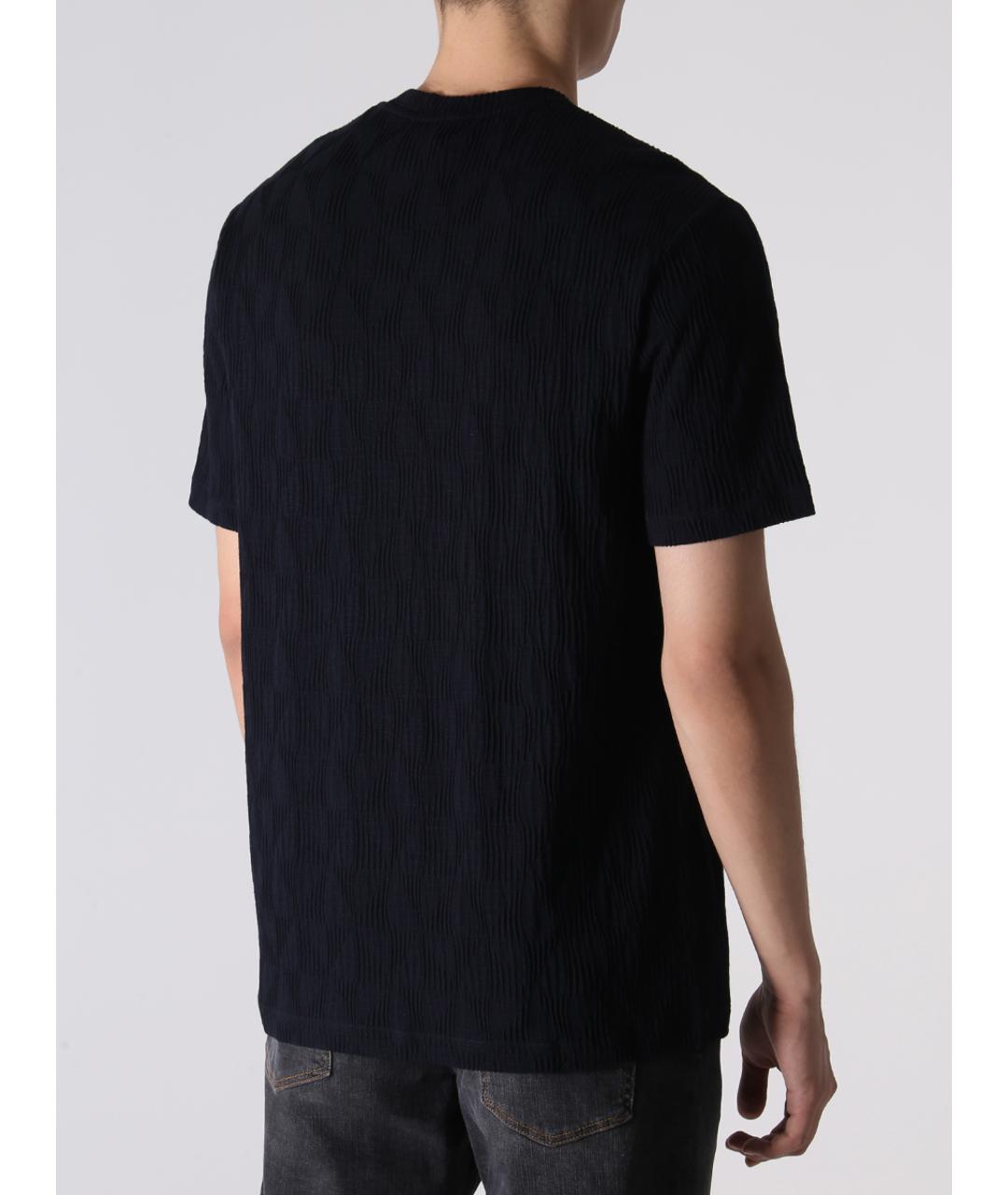 GIORGIO ARMANI Синяя футболка, фото 3