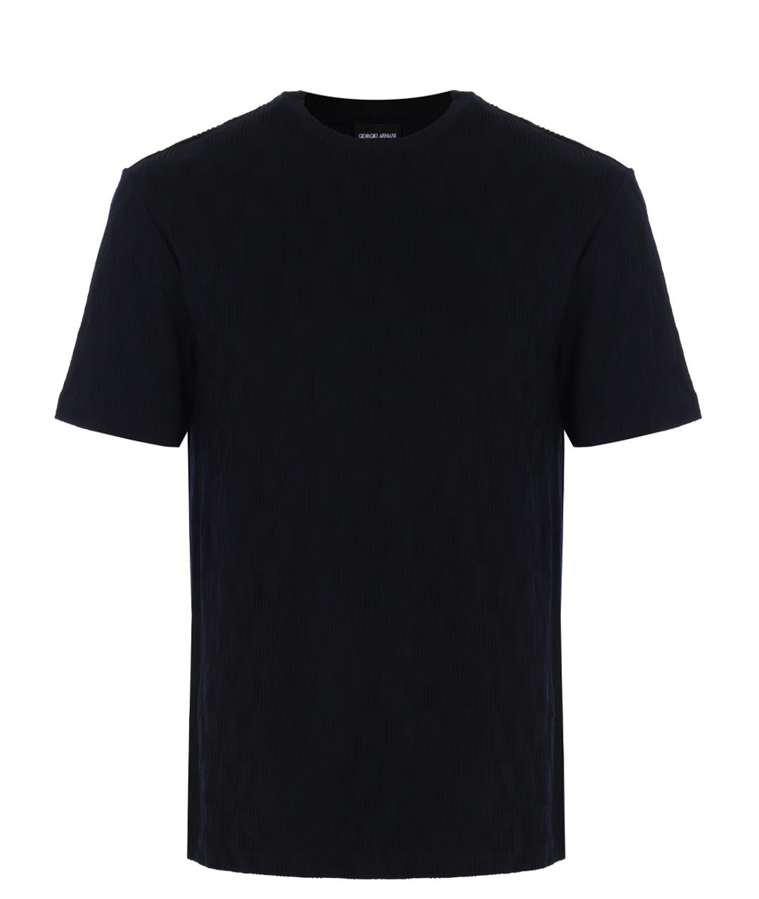 GIORGIO ARMANI Синяя футболка, фото 1