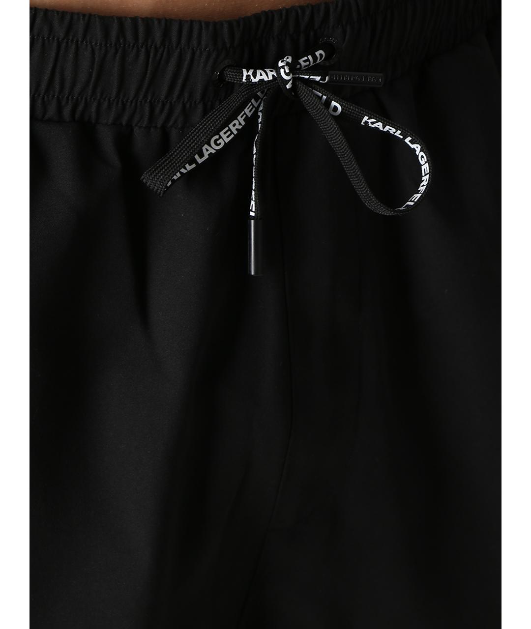 KARL LAGERFELD Черные шорты, фото 4