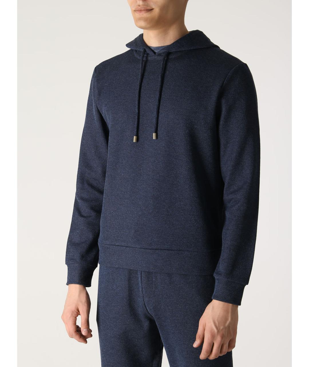 CANALI Синий повседневный костюм, фото 4