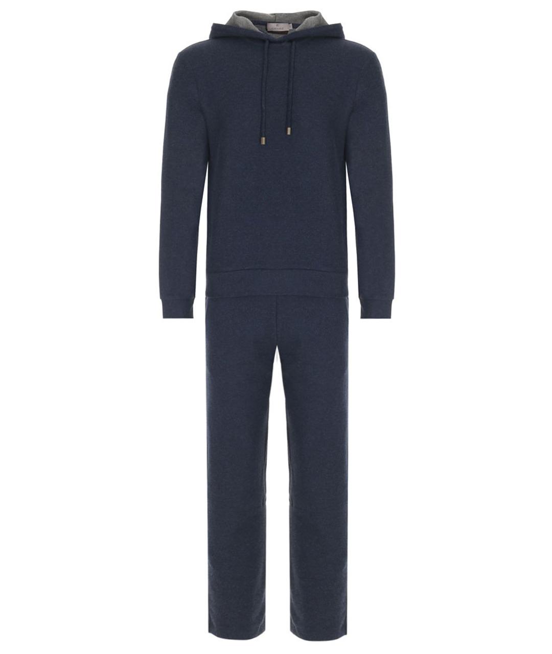 CANALI Синий повседневный костюм, фото 1