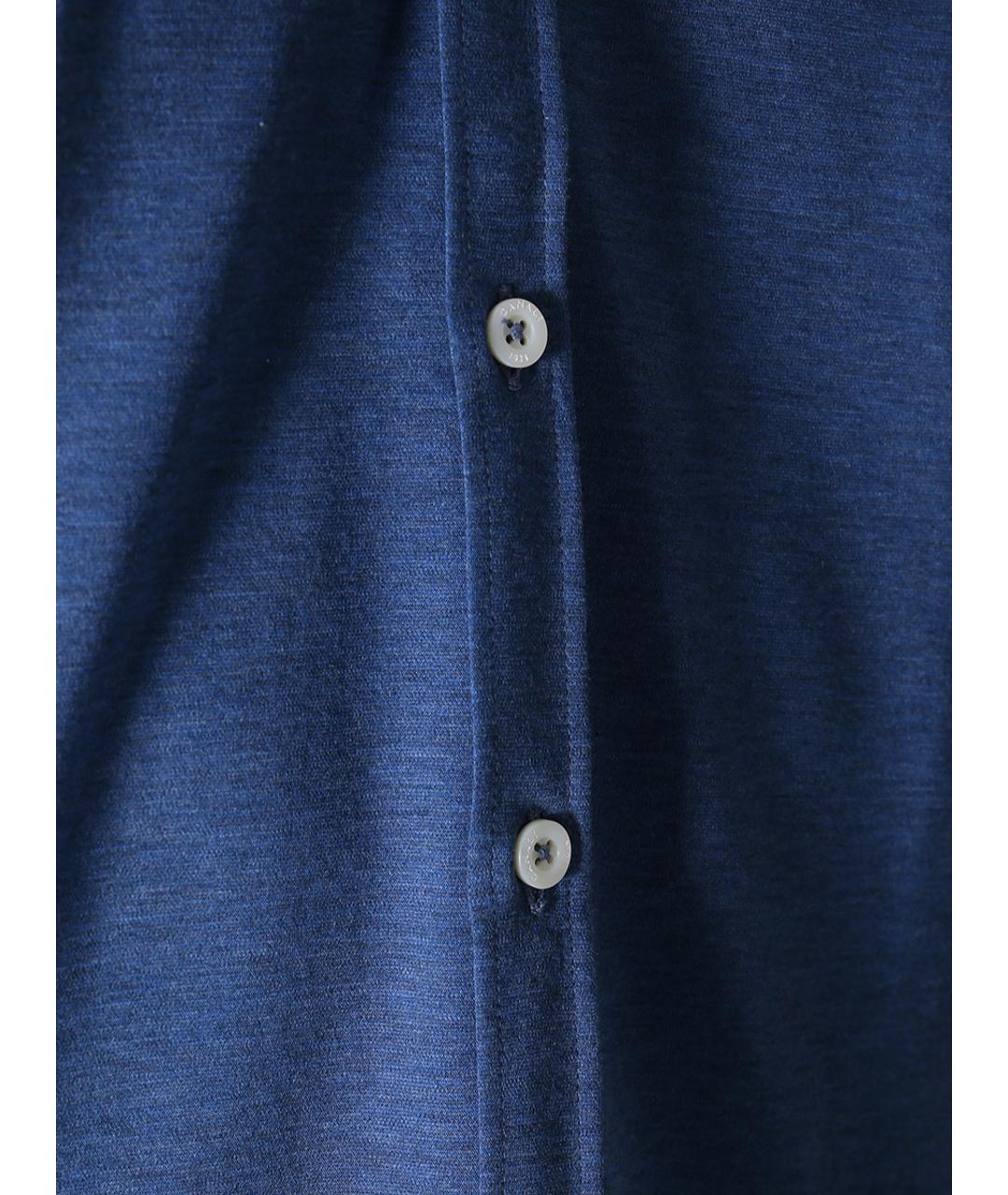 CANALI Синяя кэжуал рубашка, фото 5