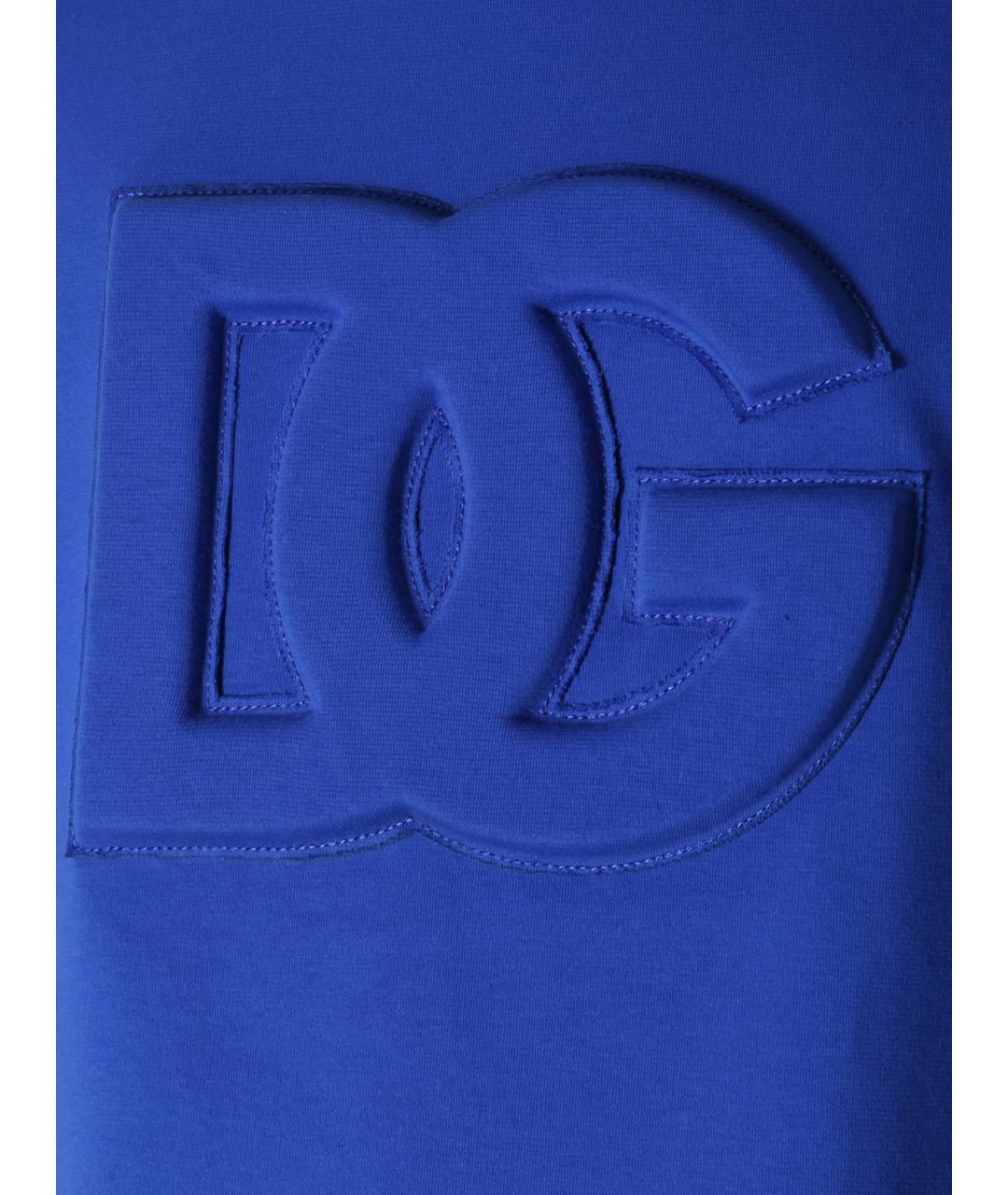 DOLCE&GABBANA Синяя футболка, фото 5