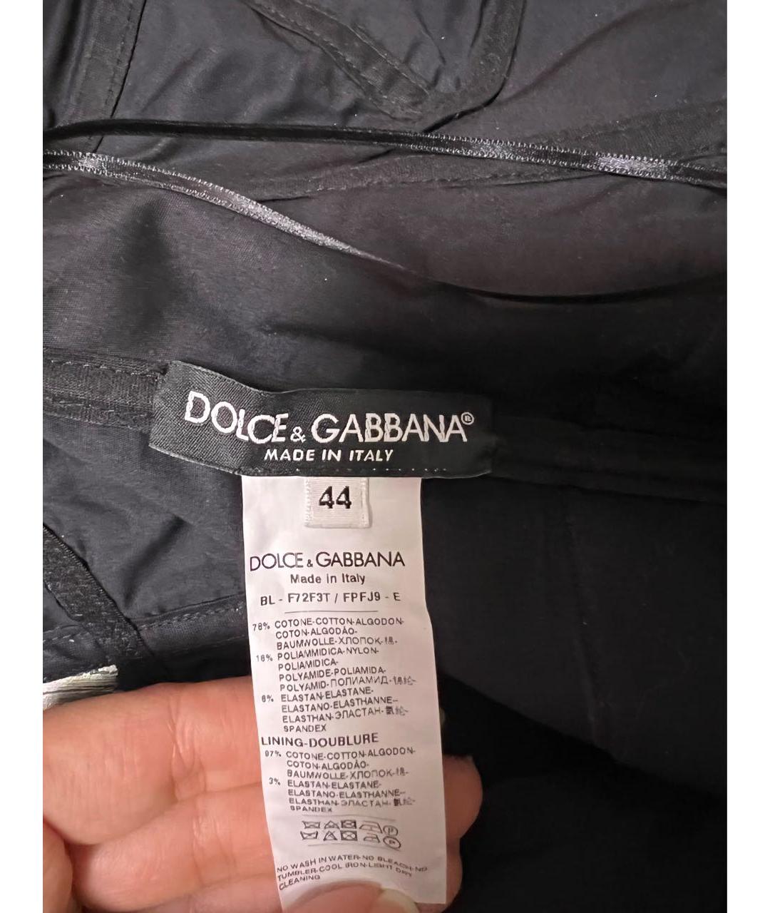 DOLCE&GABBANA Мульти хлопковое коктейльное платье, фото 3