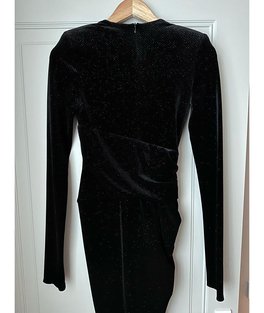ALEXANDRE VAUTHIER Черное бархатное вечернее платье, фото 2
