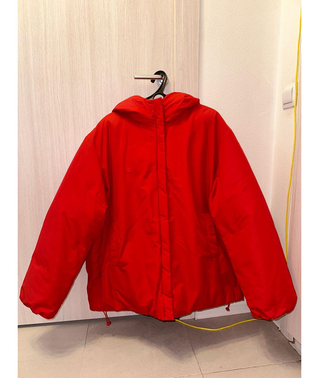 THE PANGAIA Красная полиамидовая куртка, фото 7