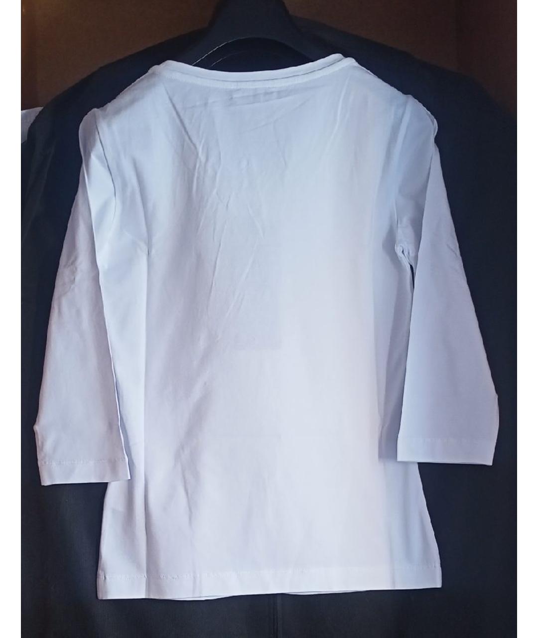 ESCADA Белая хлопко-эластановая футболка, фото 2