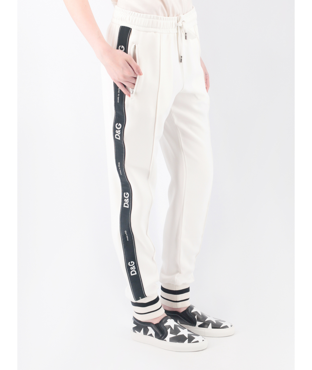 DOLCE&GABBANA Белый вискозный спортивные костюмы, фото 2