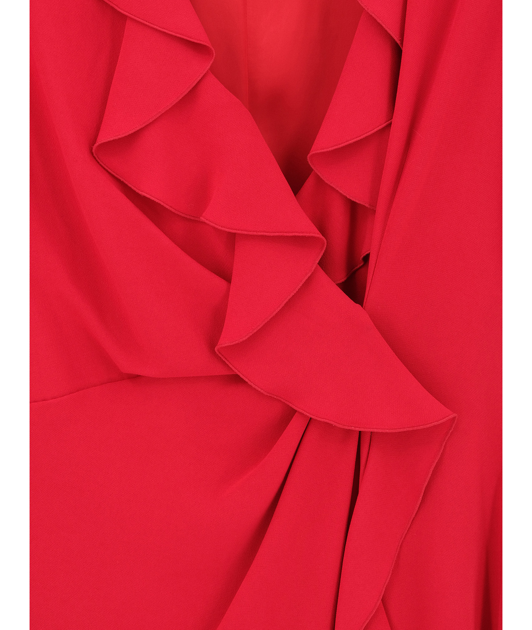 VALENTINO Красное вискозное повседневное платье, фото 4