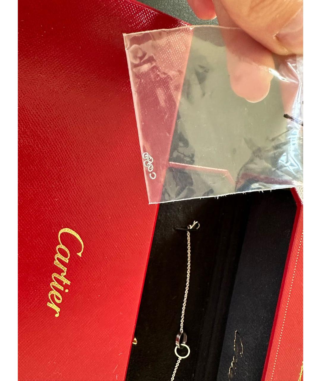 CARTIER Серебрянный браслет из белого золота, фото 8