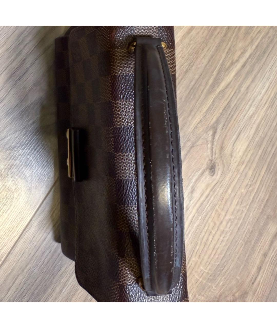 LOUIS VUITTON Коричневая сумка с короткими ручками, фото 8