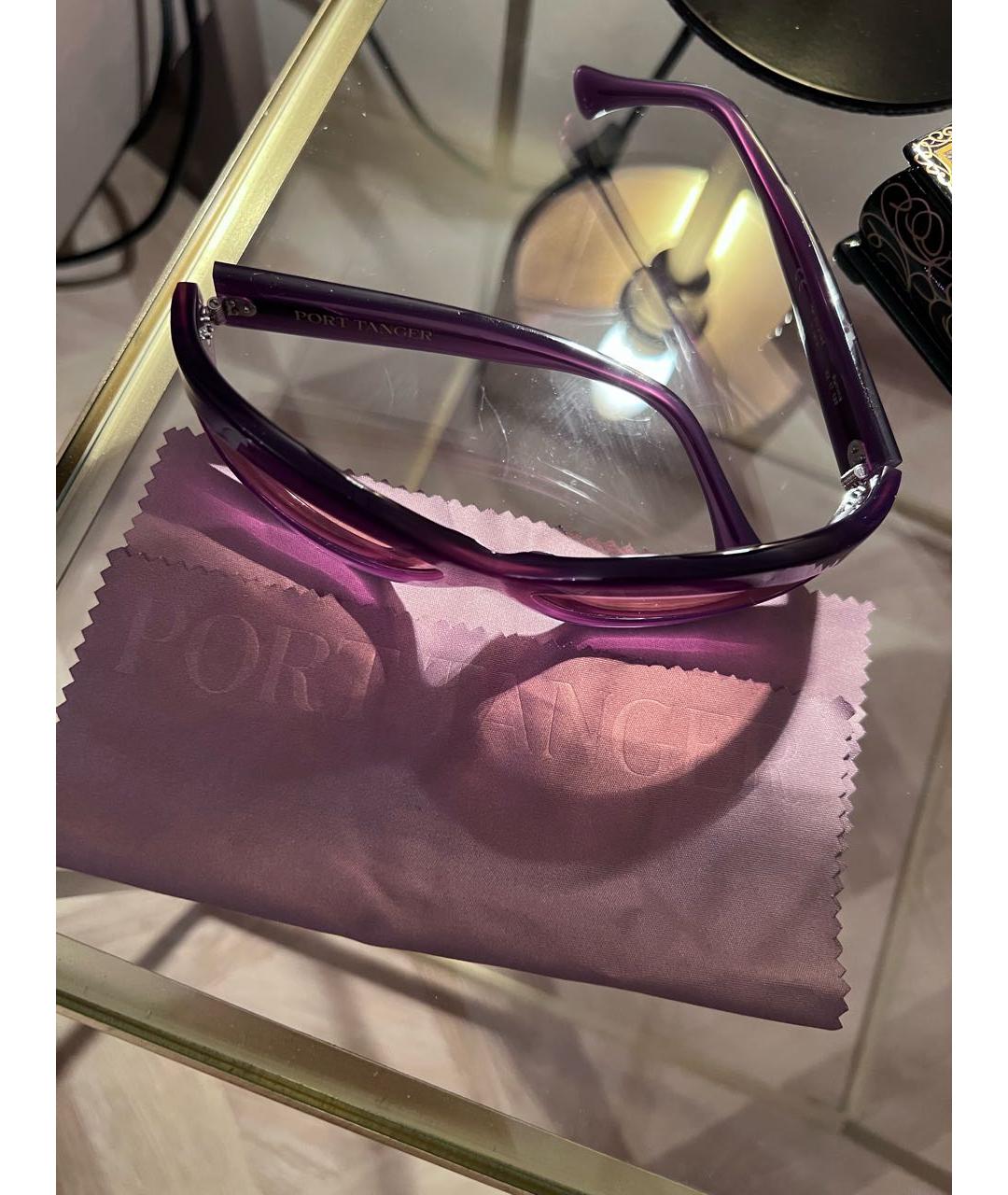 PORT TANGER Фиолетовые пластиковые солнцезащитные очки, фото 4