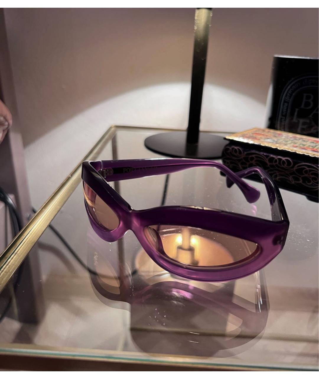PORT TANGER Фиолетовые пластиковые солнцезащитные очки, фото 3