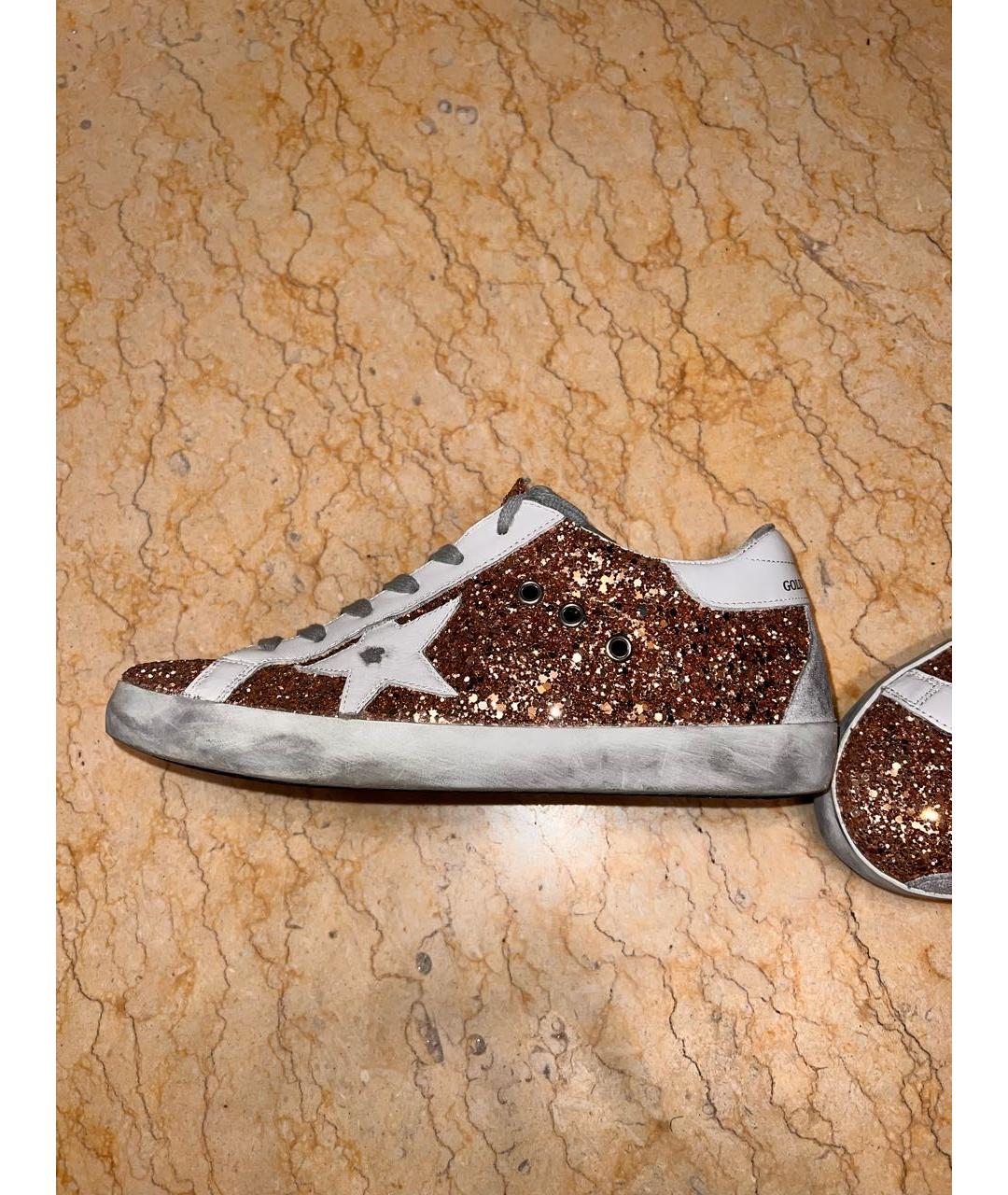 GOLDEN GOOSE DELUXE BRAND Мульти кожаные кеды, фото 5