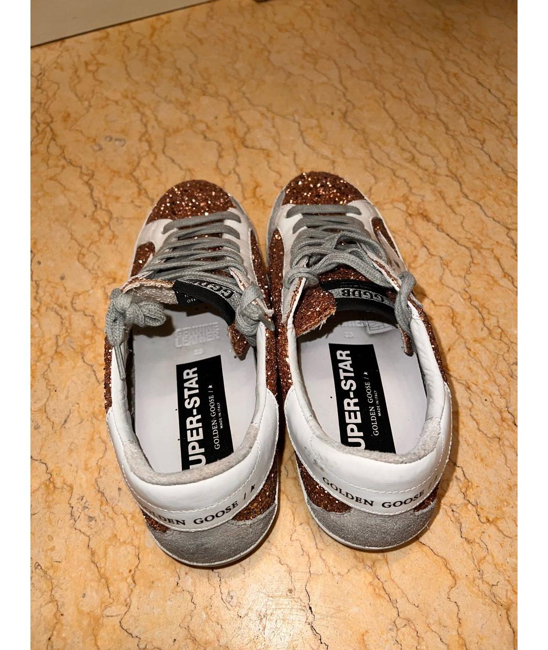 GOLDEN GOOSE DELUXE BRAND Мульти кожаные кеды, фото 3