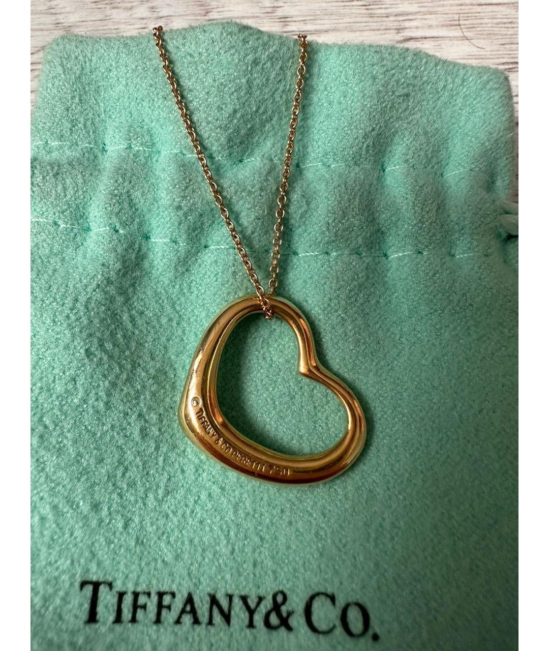 TIFFANY&CO Золотая подвеска из желтого золота, фото 3