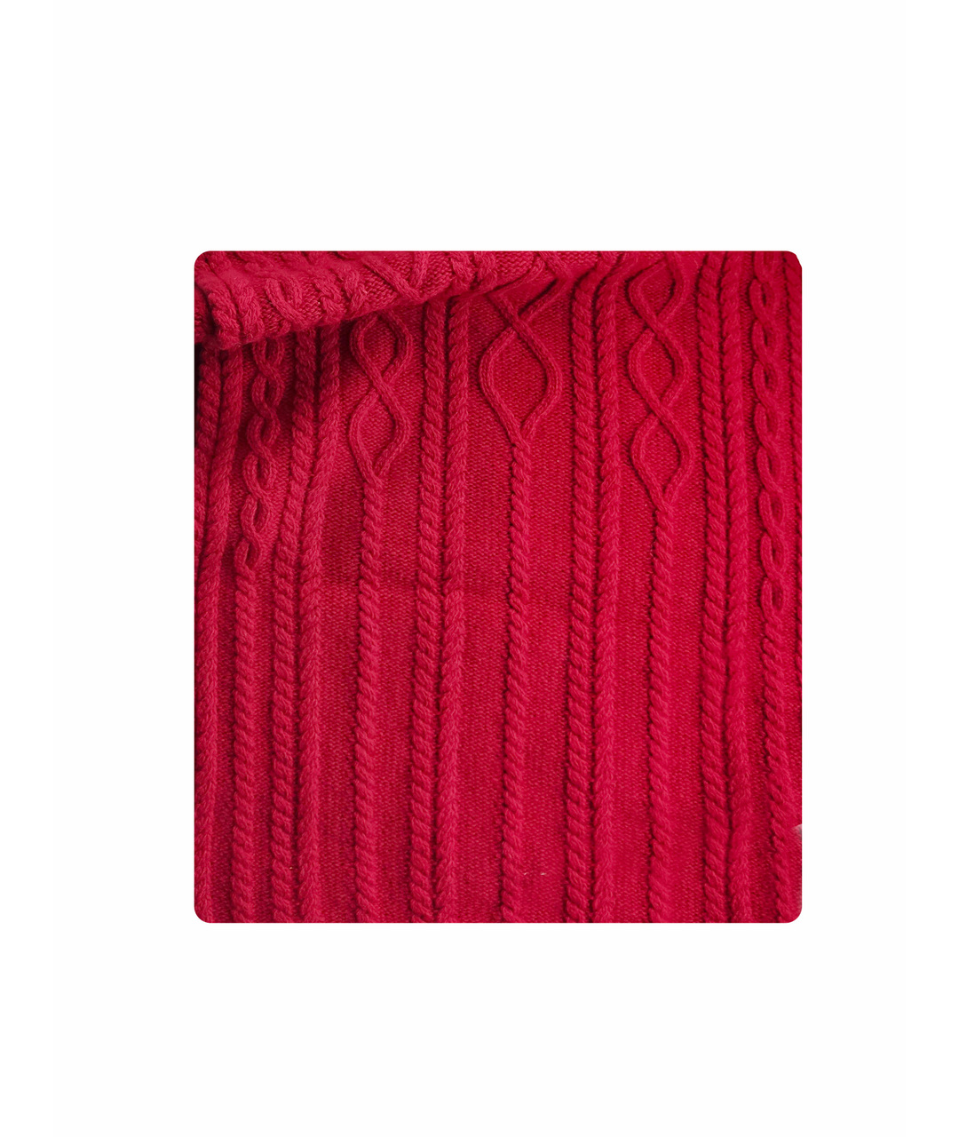 'S MAX MARA Красный шерстяной шарф, фото 1