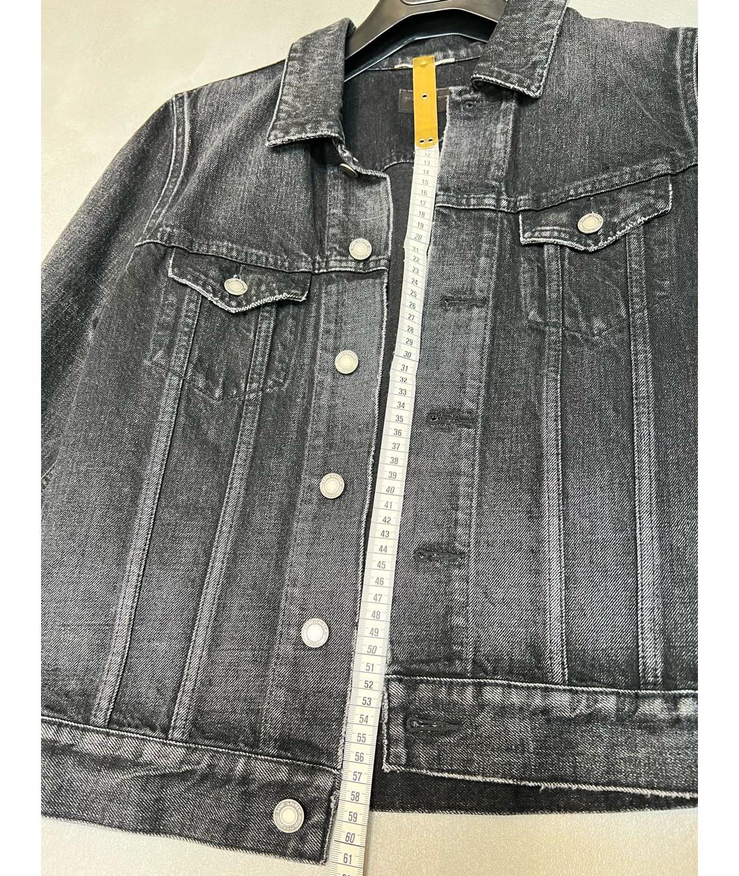 SAINT LAURENT Черная деним куртка, фото 6