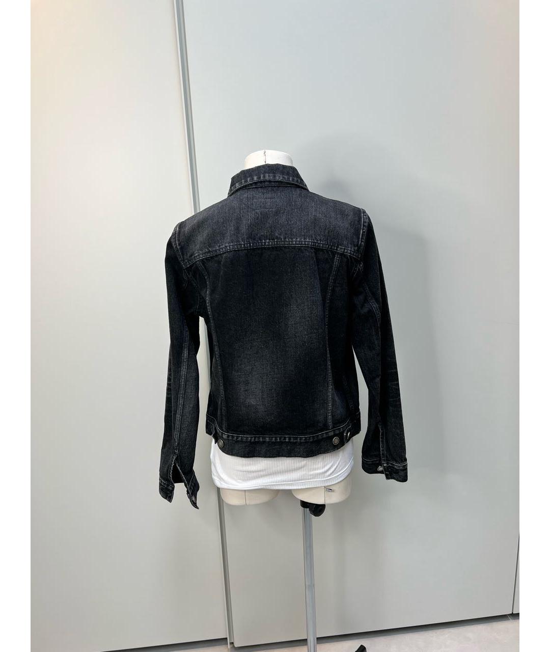 SAINT LAURENT Черная деним куртка, фото 3