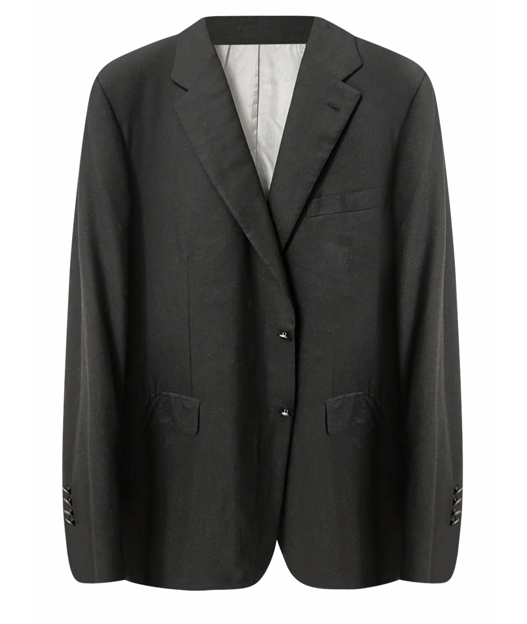 BRIONI Черный шерстяной пиджак, фото 1