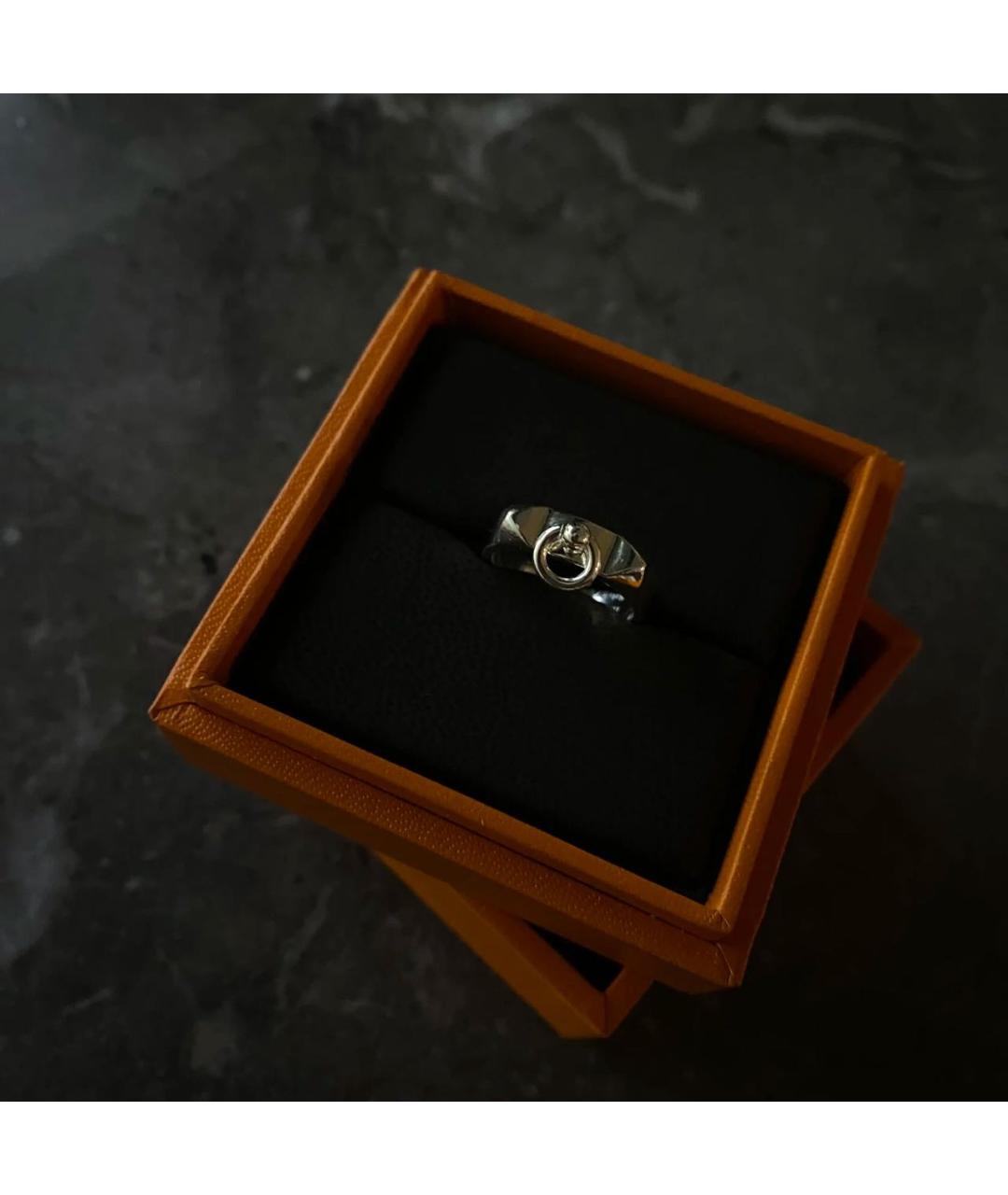 HERMES Серебряное серебряное кольцо, фото 3