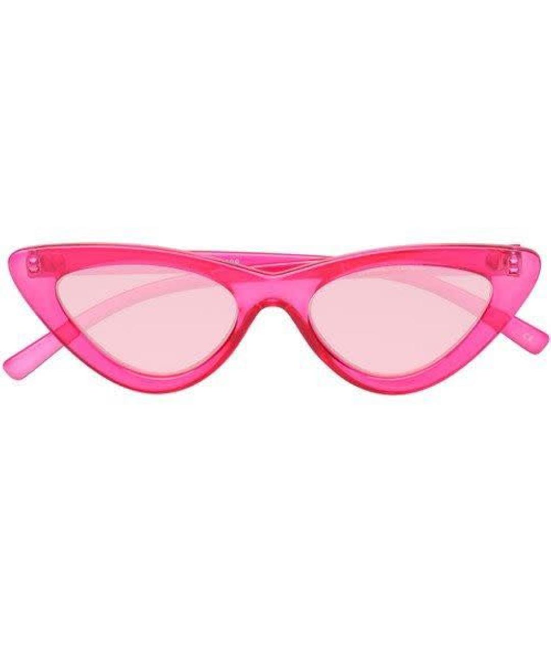 LE SPECS Розовые пластиковые солнцезащитные очки, фото 9