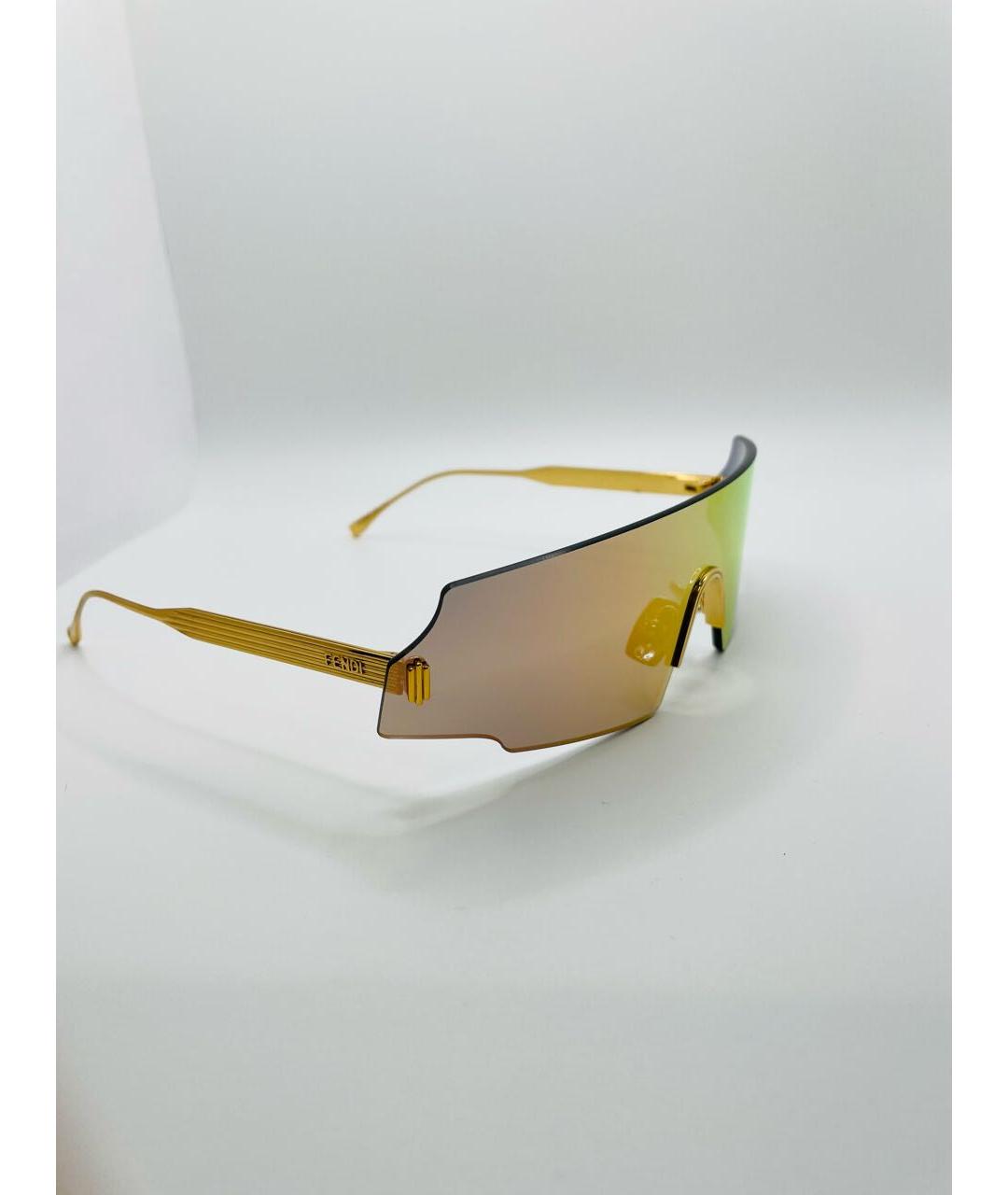 FENDI Мульти пластиковые солнцезащитные очки, фото 8